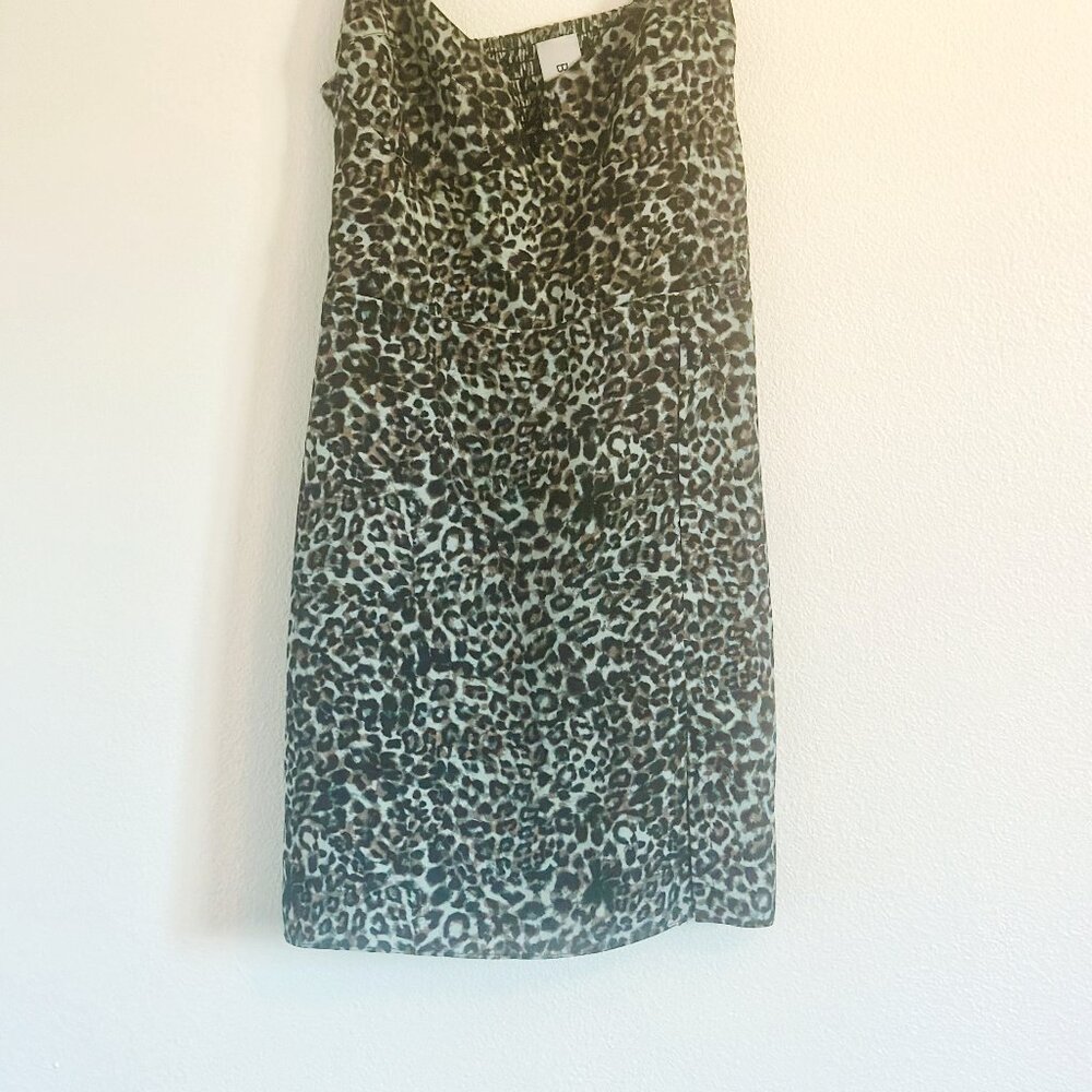 BLUE LIFE mini blue leopard dress